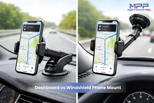 Dashboard vs Windshield Phone Mount: Pros, Cons, and Best Use Cases